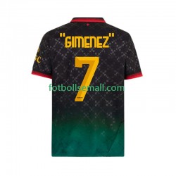 Matchtröjor AC Milan Santiago Gimenez 7 2024-2025 Kortärmad till Herr (4:e ställ)