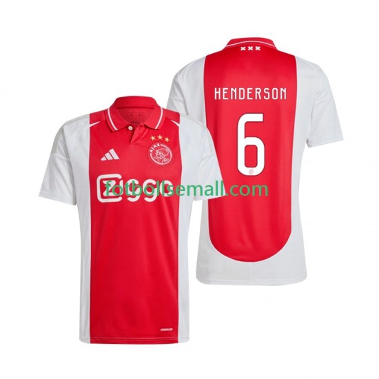 Matchtröjor AFC Ajax Henderson 6 2024-2025 Kortärmad till Herr (1:a ställ)