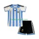 Matchtröjor Argentina Retro 2006 Kortärmad till Barn (1:a ställ)