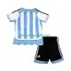 Matchtröjor Argentina Retro 2006 Kortärmad till Barn (1:a ställ)