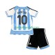 Matchtröjor Argentina Maradona 10 Retro 2006 Kortärmad till Barn (1:a ställ)