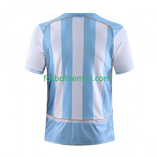 Matchtröjor Argentina Retro 2006 Kortärmad till Herr (1:a ställ)