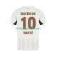 Matchtröjor Bayer 04 Leverkusen Florian Wirtz 10 2024-2025 Kortärmad till Herr (2:a ställ)