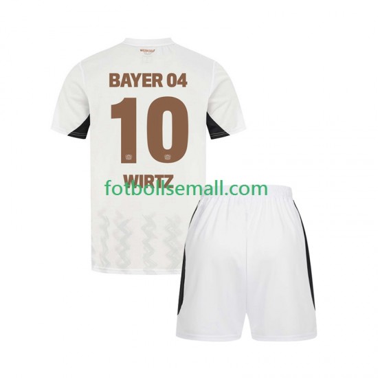 Matchtröjor Bayer 04 Leverkusen Florian Wirtz 10 2024-2025 Kortärmad till Barn (2:a ställ)