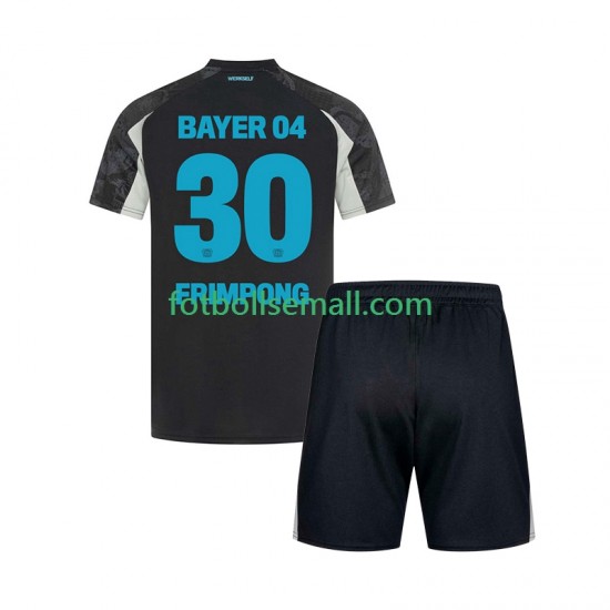 Matchtröjor Bayer 04 Leverkusen Frimpong 30 2024-2025 Kortärmad till Barn (3:e ställ)