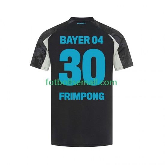 Matchtröjor Bayer 04 Leverkusen Frimpong 30 2024-2025 Kortärmad till Herr (3:e ställ)