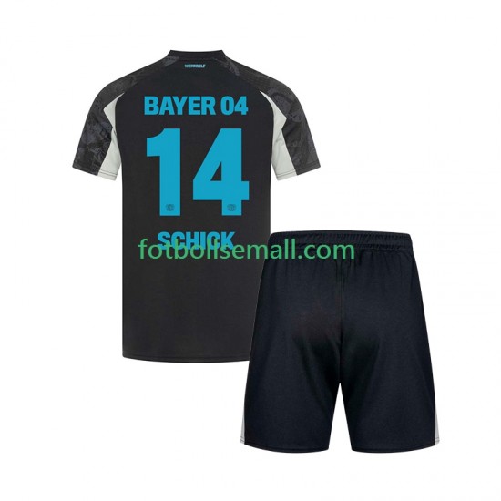 Matchtröjor Bayer 04 Leverkusen Patrik Schick 14 2024-2025 Kortärmad till Barn (3:e ställ)