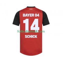 Matchtröjor Bayer 04 Leverkusen Patrik Schick 14 2024-2025 Kortärmad till Herr (1:a ställ)