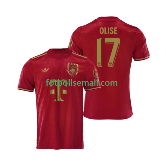 Röd Matchtröjor FC Bayern München 125th Anniversary Michael Olise 17 2024-2025 Kortärmad till Herr (1:a ställ)