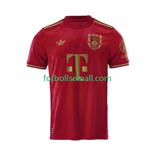 Röd Matchtröjor FC Bayern München Jamal Musiala 42 125th Anniversary 2024-2025 Kortärmad till Barn (1:a ställ)