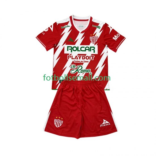 Matchtröjor Club Necaxa 2024-2025 Kortärmad till Barn (1:a ställ)