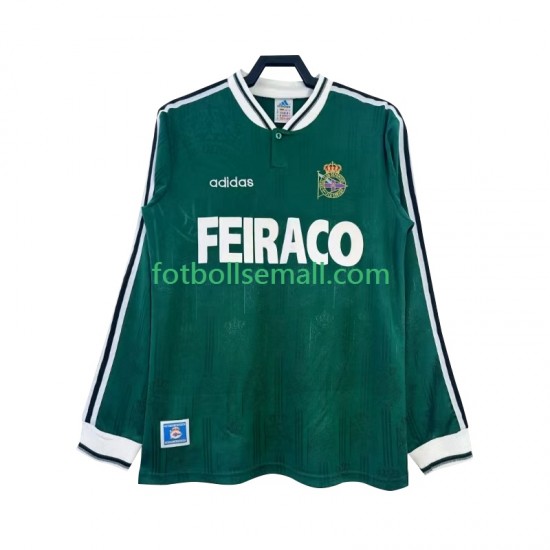 Matchtröjor Deportivo de La Coruna Retro 1999 Långärmad till Herr (2:a ställ)