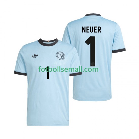 Matchtröjor Tyskland Målvaktströja Manuel Neuer 1 Anniversary 2025 Kortärmad till Herr (1:a ställ)