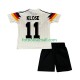 Matchtröjor Tyskland Klose 11 Retro 1990 Kortärmad till Barn (1:a ställ)