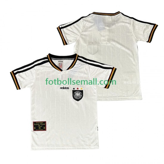 Matchtröjor Tyskland Retro 1996 Kortärmad till Herr (1:a ställ)