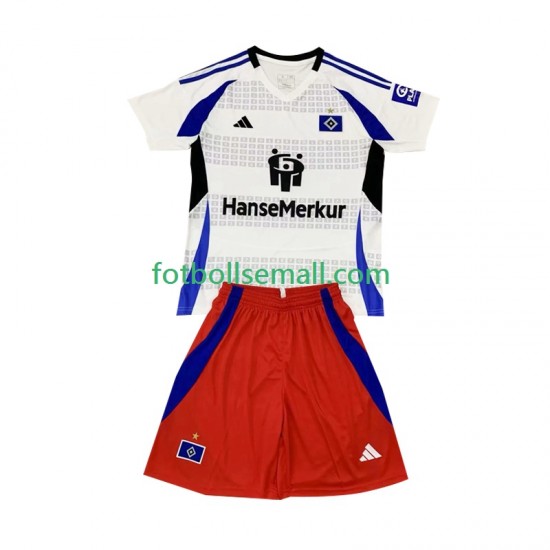 Matchtröjor Hamburger SV 2024-2025 Kortärmad till Barn (1:a ställ)