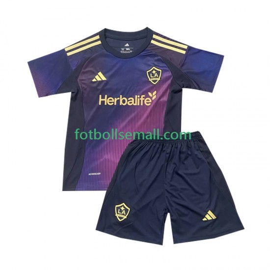 Matchtröjor Los Angeles Galaxy 2025 Kortärmad till Barn (2:a ställ)