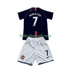 Matchtröjor Manchester United Cristiano Ronaldo 7 Retro 2007-2008 Kortärmad till Barn (2:a ställ)