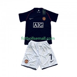 Matchtröjor Manchester United Cristiano Ronaldo 7 Retro 2007-2008 Kortärmad till Barn (2:a ställ)