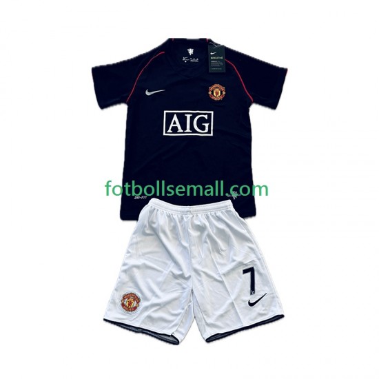 Matchtröjor Manchester United Cristiano Ronaldo 7 Retro 2007-2008 Kortärmad till Barn (2:a ställ)