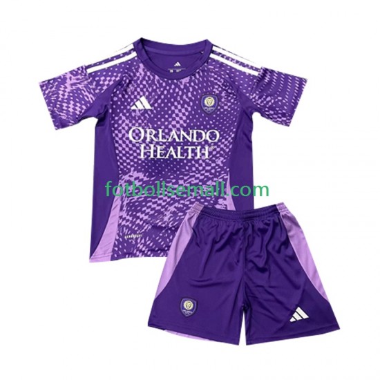Matchtröjor Orlando City SC 2025 Kortärmad till Barn (1:a ställ)