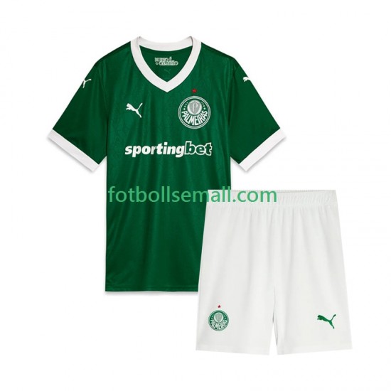 Matchtröjor Palmeiras 2025 Kortärmad till Barn (1:a ställ)