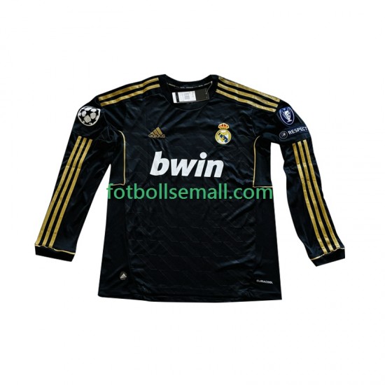 Matchtröjor Real Madrid Cristiano Ronaldo 7 2011-2012 Långärmad till Herr (2:a ställ)