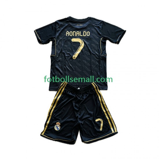 Matchtröjor Real Madrid Cristiano Ronaldo 7 Retro 2011-2012 Kortärmad till Barn (2:a ställ)