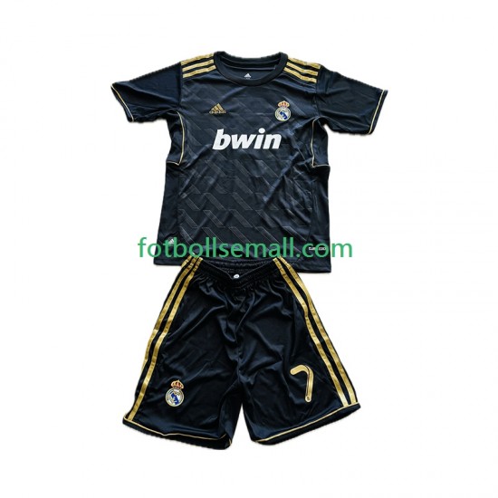 Matchtröjor Real Madrid Cristiano Ronaldo 7 Retro 2011-2012 Kortärmad till Barn (2:a ställ)