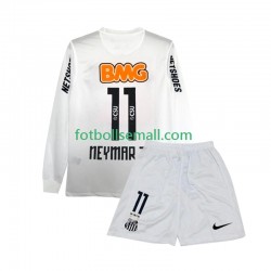 Matchtröjor Santos Neymar JR 11 Retro 2011-2012 Långärmad till Barn (1:a ställ)