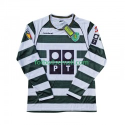 Matchtröjor Sporting Lissabon Retro 2001 2003 Långärmad till Herr (1:a ställ)