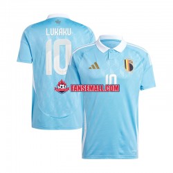 Blå Matchtröjor Belgien Romelu Lukaku 10 Euro 2024 Kortärmad till Herr (2:a ställ) Blå Matchtröjor Belgien Romelu Lukaku 10 Euro 2024 Kortärmad till Herr (2:a ställ)