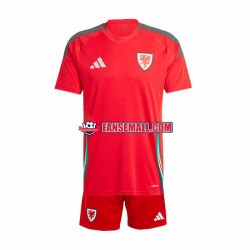 Röd Matchtröjor Wales 2024 Kortärmad till Barn (1:a ställ) Röd Matchtröjor Wales 2024 Kortärmad till Barn (1:a ställ)
