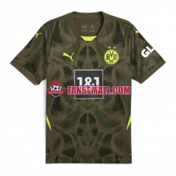 Matchtröjor Borussia Dortmund Målvaktströja 2024-2025 Kortärmad till Herr (1:a ställ)