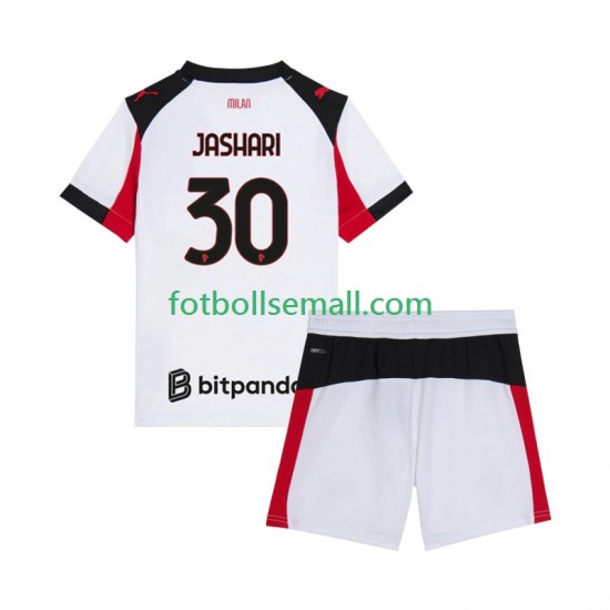 Matchtröjor AC Milan Ardon Jashari 30 2025-2026 Kortärmad till Barn (2:a ställ)