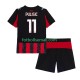 Matchtröjor AC Milan Christian Pulisic 11 2025-2026 Kortärmad till Barn (1:a ställ)