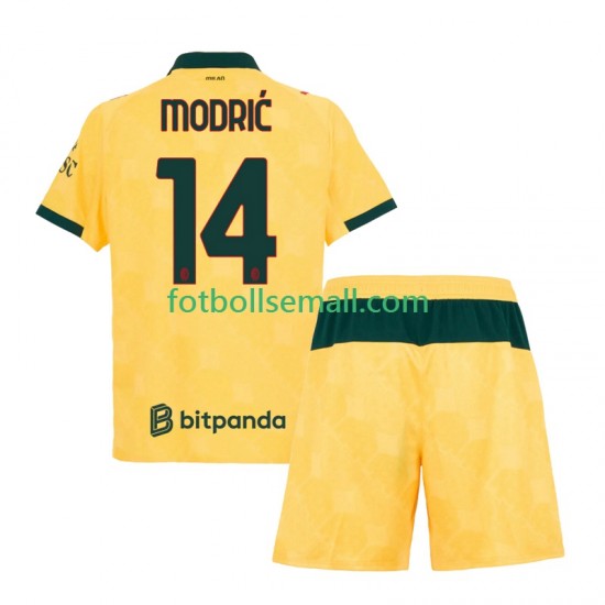 Matchtröjor AC Milan Luca Modric 14 2025-2026 Kortärmad till Barn (3:e ställ)
