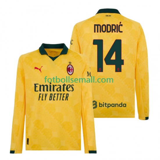Matchtröjor AC Milan Luca Modric 14 2025-2026 Långärmad till Herr (3:e ställ)