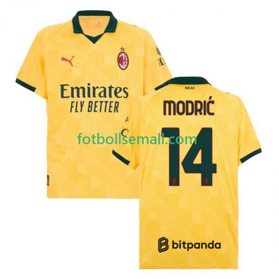 Matchtröjor AC Milan Luca Modric 14 2025-2026 Kortärmad till Herr (3:e ställ)