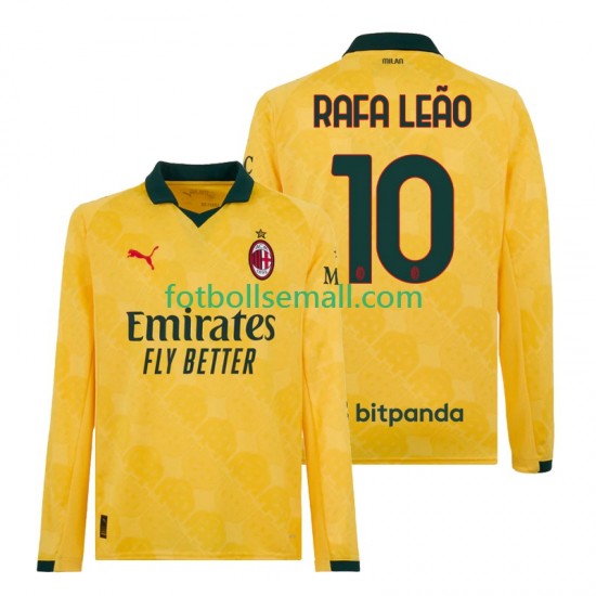 Matchtröjor AC Milan Rafael Leao 10 2025-2026 Långärmad till Herr (3:e ställ)
