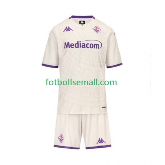 Matchtröjor Fiorentina 2025-2026 Kortärmad till Barn (2:a ställ)