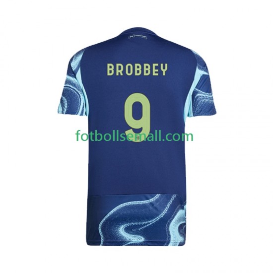Matchtröjor AFC Ajax Brian Brobbey 9 2025-2026 Kortärmad till Herr (2:a ställ)