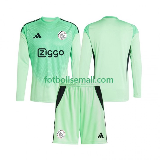 Matchtröjor AFC Ajax Målvaktströja 2025-2026 Långärmad till Barn (1:a ställ)