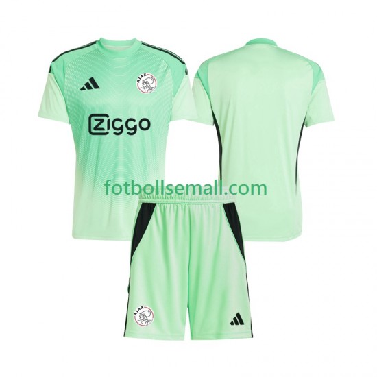 Matchtröjor AFC Ajax Målvaktströja 2025-2026 Kortärmad till Barn (1:a ställ)
