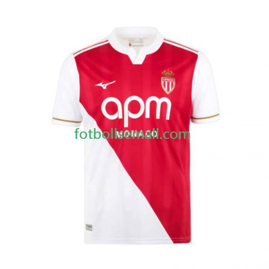 Matchtröjor AS Monaco 2025-2026 Kortärmad till Herr (1:a ställ)