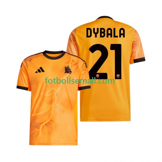 Matchtröjor AS Roma Dybala 21 2025-2026 Kortärmad till Herr (2:a ställ)
