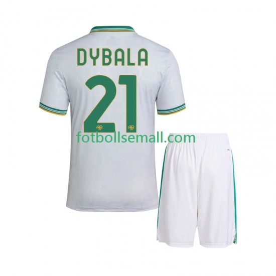 Matchtröjor AS Roma Dybala 21 2025-2026 Kortärmad till Barn (3:e ställ)