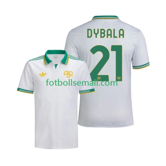 Matchtröjor AS Roma Dybala 21 2025-2026 Kortärmad till Herr (3:e ställ)