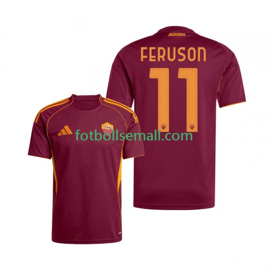 Matchtröjor AS Roma Evan Ferguson 11 2025-2026 Kortärmad till Herr (1:a ställ)