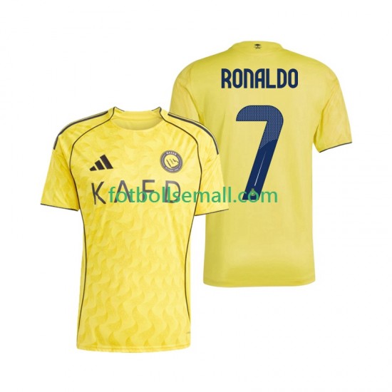 Matchtröjor Al Nassr Cristiano Ronaldo 7 2025-2026 Kortärmad till Herr (1:a ställ)